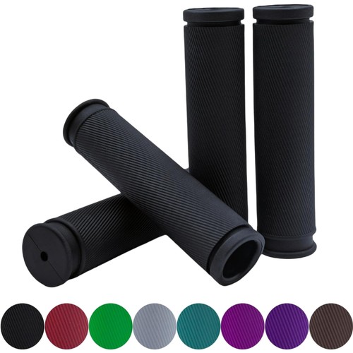 Fahrradgriffe gummi schwarz - gummi,