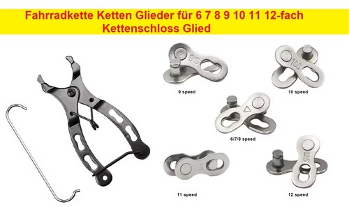 Paar fahrradkette ketten - 5,